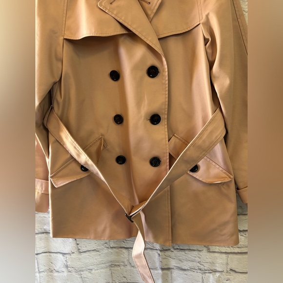 Coach Double-Breasted Trench Coat in Pale Pink With Dust Bag - Picture 4 of 13